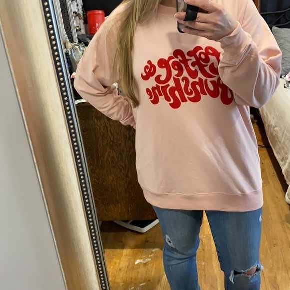 Wildfox Coffee & Sunshine Oversized Crew EUC - Picture 8 of 11